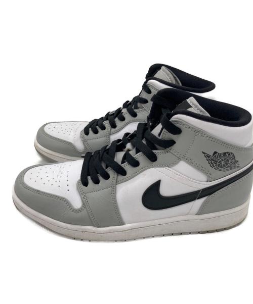 NIKE（ナイキ）NIKE (ナイキ) エアジョーダン1 ミッド ブラック×ホワイト サイズ:27の古着・服飾アイテム