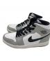 NIKE (ナイキ) エアジョーダン1 ミッド ブラック×ホワイト サイズ:27：9000円