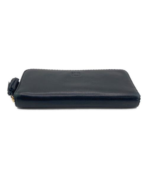 LOEWE（ロエベ）LOEWE (ロエベ) LOEWE アナグラム ロングウォレット ブラックの古着・服飾アイテム