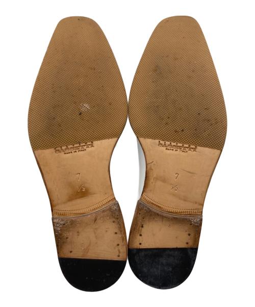 SILVANO SASSETTI（シルバノサセッティ）SILVANO SASSETTI (シルバノサセッティ) SILVANO SASSETTI シューズ ホワイト×ブラウン サイズ:7 1/2の古着・服飾アイテム