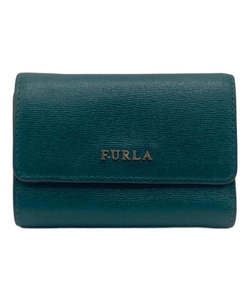 FURLA（フルラ）FURLA (フルラ) FURLA COMPACT WALLET グリーンの古着・服飾アイテム