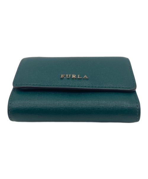 FURLA（フルラ）FURLA (フルラ) FURLA COMPACT WALLET グリーンの古着・服飾アイテム