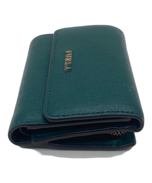 FURLA（フルラ）FURLA (フルラ) FURLA COMPACT WALLET グリーンの古着・服飾アイテム