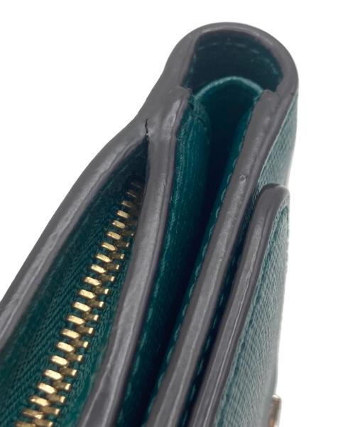 FURLA（フルラ）FURLA (フルラ) FURLA COMPACT WALLET グリーンの古着・服飾アイテム