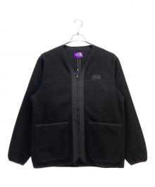 THE NORTHFACE PURPLELABEL（ザ・ノースフェイス パープルレーベル）の古着「PLAS Fleece Field Cardigan」｜ブラック