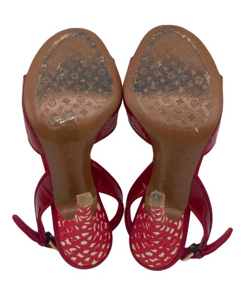 LOUIS VUITTON（ルイ ヴィトン）LOUIS VUITTON (ルイ ヴィトン) LOUIS VUITTON ハイヒールパンプス レッド サイズ:35の古着・服飾アイテム