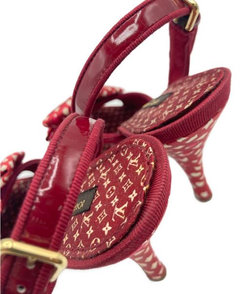 LOUIS VUITTON（ルイ ヴィトン）LOUIS VUITTON (ルイ ヴィトン) LOUIS VUITTON ハイヒールパンプス レッド サイズ:35の古着・服飾アイテム