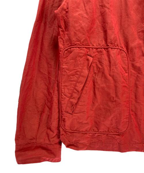 JUNYA WATANABE MAN（ジュンヤワタナベマン）JUNYA WATANABE MAN (ジュンヤワタナベマン) バスキアコットンリネンジャケット レッド サイズ:Lの古着・服飾アイテム