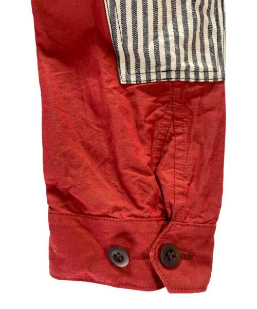 JUNYA WATANABE MAN（ジュンヤワタナベマン）JUNYA WATANABE MAN (ジュンヤワタナベマン) バスキアコットンリネンジャケット レッド サイズ:Lの古着・服飾アイテム