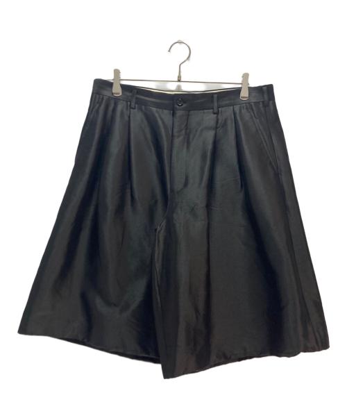 COMME des GARCONS HOMME PLUS（コムデギャルソンオムプリュス）COMME des GARCONS HOMME PLUS (コムデギャルソンオムプリュス) COMME des GARCONS HOMME PLUS（コムデギャルソンオムプリュス）ワイド ショーツ ハーフパンツ ブラック サイズ:XLの古着・服飾アイテム