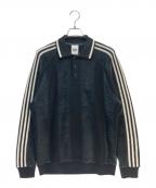 adidasアディダス）の古着「adidas プレミアム ニット ジャージ」｜ブラック