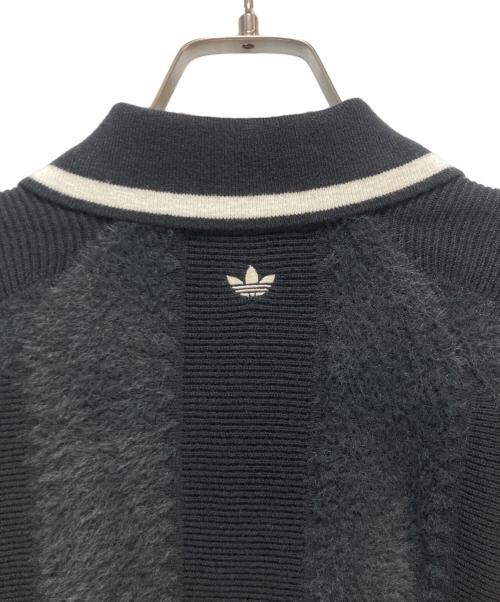 adidas（アディダス）adidas (アディダス) adidas プレミアム ニット ジャージ ブラック サイズ:Lの古着・服飾アイテム
