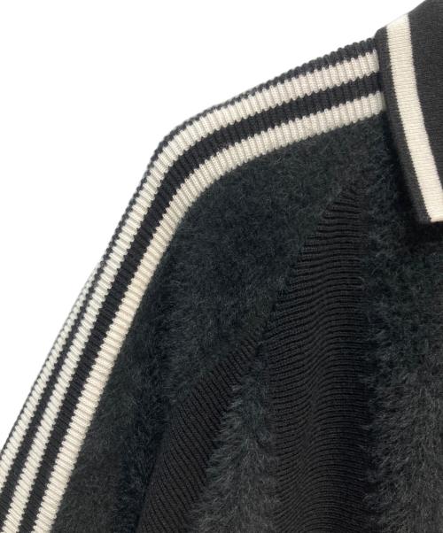adidas（アディダス）adidas (アディダス) adidas プレミアム ニット ジャージ ブラック サイズ:Lの古着・服飾アイテム