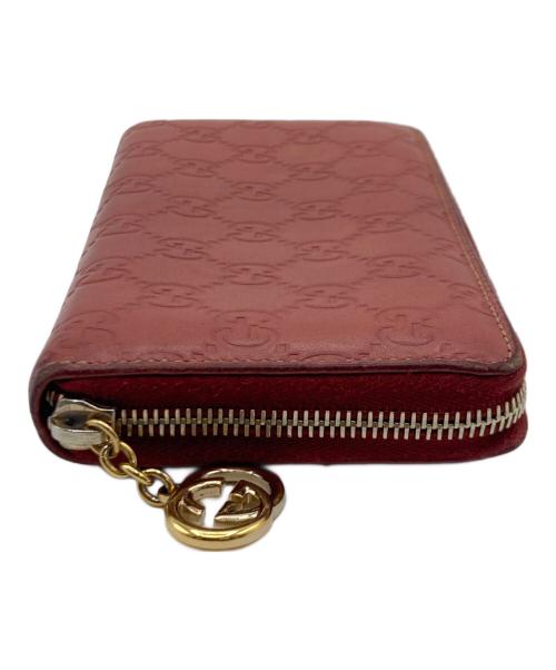 GUCCI（グッチ）GUCCI (グッチ) GUCCI インターロッキングG ロングウォレット ピンクの古着・服飾アイテム
