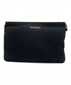 BALENCIAGAバレンシアガ）の古着「BALENCIAGA（バレンシアガ）クラッチバッグ」｜ブラック