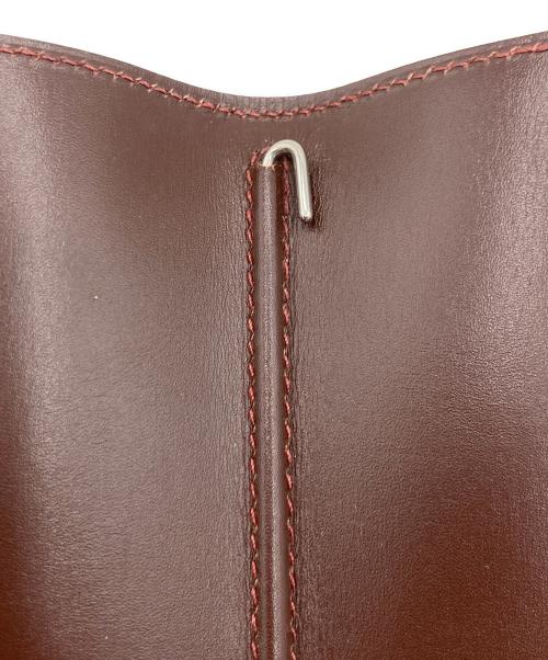 HERMES（エルメス）HERMES (エルメス) HERMES（エルメス）アジェンダカバーGM ネイビー×ブラウンの古着・服飾アイテム