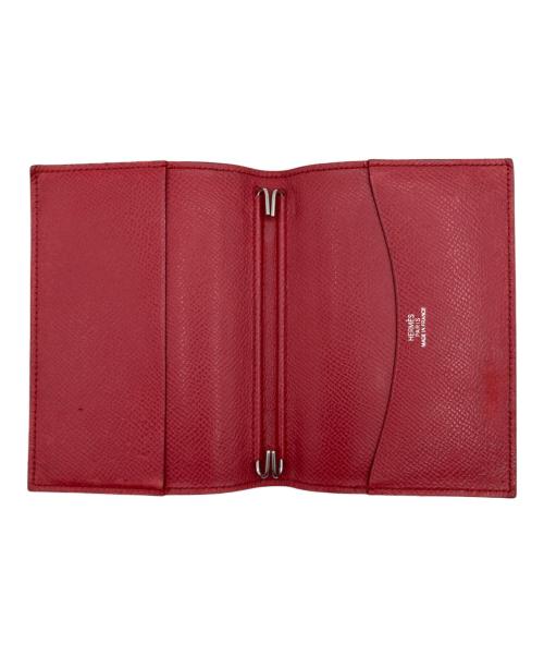 HERMES（エルメス）HERMES (エルメス) 手帳カバー ワインレッドの古着・服飾アイテム