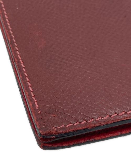 HERMES（エルメス）HERMES (エルメス) 手帳カバー ワインレッドの古着・服飾アイテム