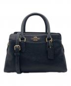 COACHコーチ）の古着「COACH（コーチ）2WAYショルダーバッグ」｜ブラック×ワインレッド