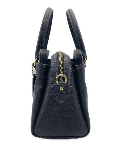 COACH（コーチ）COACH (コーチ) COACH（コーチ）2WAYショルダーバッグ ブラック×ワインレッドの古着・服飾アイテム