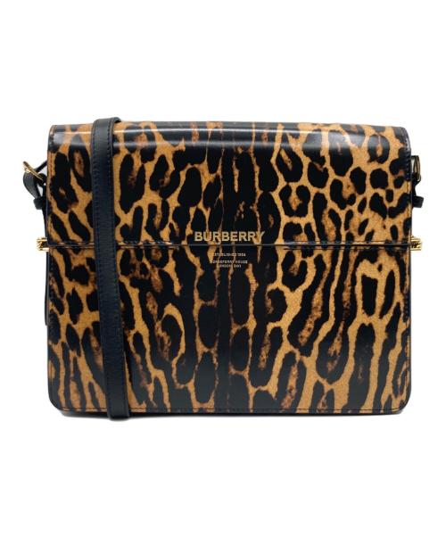 BURBERRY（バーバリー）BURBERRY (バーバリー) BURBERRY レオパード ワンショルダーバッグ ブラウンの古着・服飾アイテム