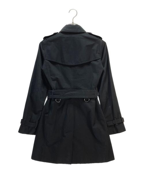 BURBERRY（バーバリー）BURBERRY (バーバリー) BURBERRY GBBURLIMCAS トレンチコート ブラック サイズ:UK 4の古着・服飾アイテム