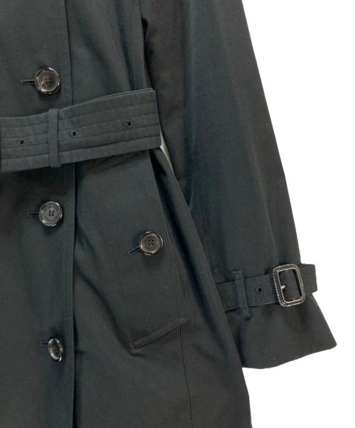 BURBERRY（バーバリー）BURBERRY (バーバリー) BURBERRY GBBURLIMCAS トレンチコート ブラック サイズ:UK 4の古着・服飾アイテム