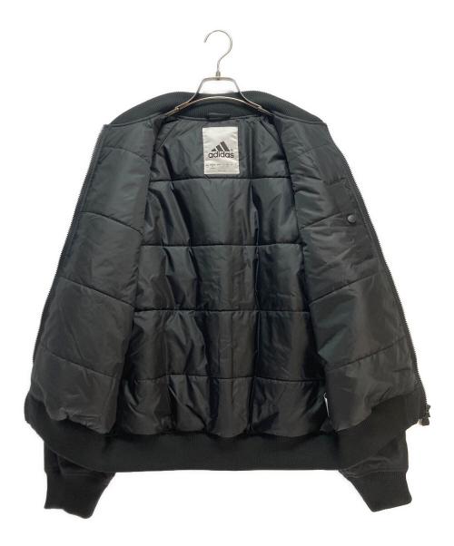 adidas（アディダス）adidas (アディダス) adidas チームガイスト 中綿入りジャケット ブラック サイズ:L 未使用品の古着・服飾アイテム