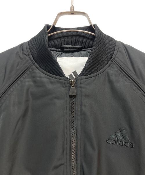 adidas（アディダス）adidas (アディダス) adidas チームガイスト 中綿入りジャケット ブラック サイズ:L 未使用品の古着・服飾アイテム