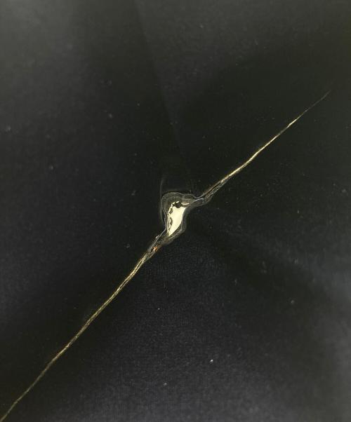 FENDI（フェンディ）FENDI (フェンディ) FENDI ズッカ柄 2つ折り財布 ネイビー×グレーの古着・服飾アイテム