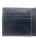 中古・古着 FENDI (フェンディ) FENDI ズッカ柄 2つ折り財布 ネイビー×グレー：6000円