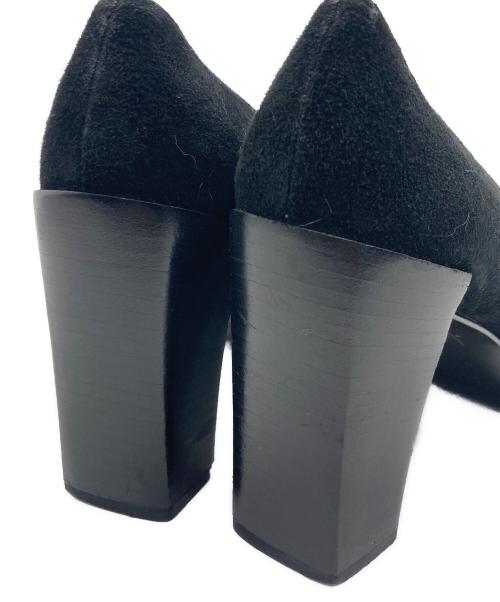 GUCCI（グッチ）GUCCI (グッチ) GUCCI スクエアトゥ ヒールパンプス ブラック サイズ:37 1/2の古着・服飾アイテム