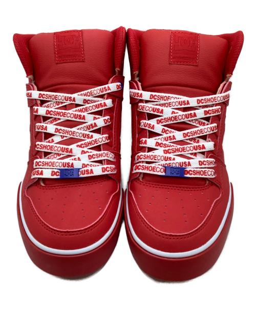 DC SHOE CO.USA（ディーシー シューコー ユーエスエー）DC SHOE CO.USA (ディーシー シューコー ユーエスエー) PURE HIGH-TOP SE SN レッド サイズ:US 8の古着・服飾アイテム
