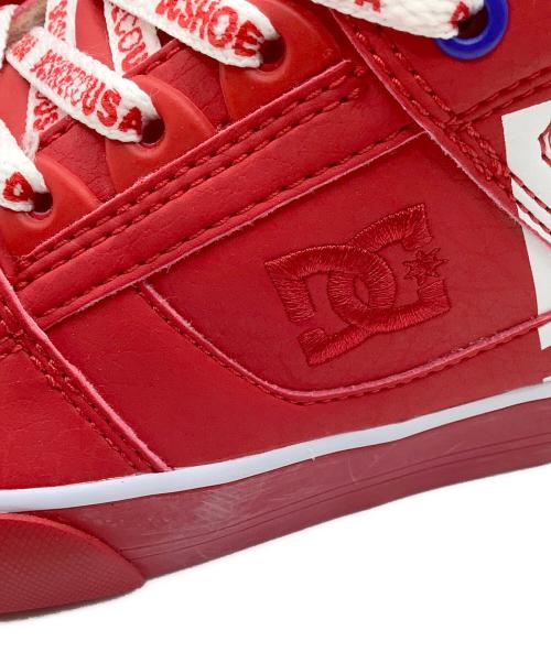 DC SHOE CO.USA（ディーシー シューコー ユーエスエー）DC SHOE CO.USA (ディーシー シューコー ユーエスエー) PURE HIGH-TOP SE SN レッド サイズ:US 8の古着・服飾アイテム