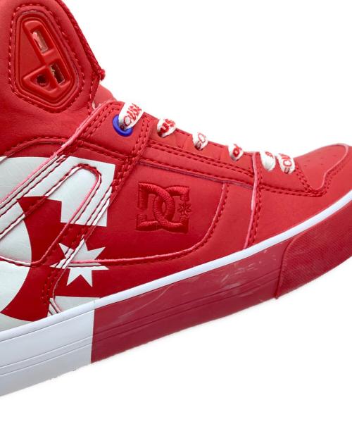DC SHOE CO.USA（ディーシー シューコー ユーエスエー）DC SHOE CO.USA (ディーシー シューコー ユーエスエー) PURE HIGH-TOP SE SN レッド サイズ:US 8の古着・服飾アイテム