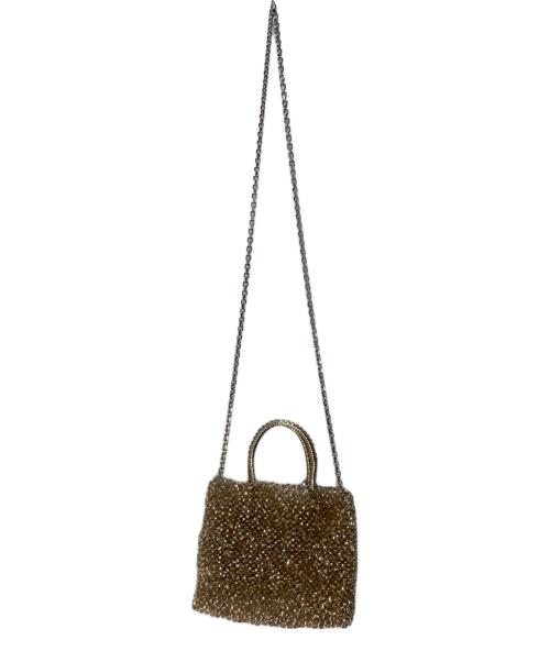 ANTEPRIMA（アンテプリマ）ANTEPRIMA (アンテプリマ) 2WAYワイヤーバッグ ゴールドの古着・服飾アイテム