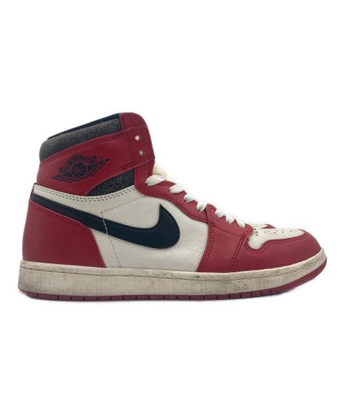 NIKE（ナイキ）NIKE (ナイキ) NIKE AIR JORDAN 1 RETRO HIGH OG Lost & Found/Chicago レッド×ホワイト サイズ:US 9の古着・服飾アイテム