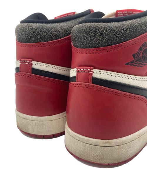 NIKE（ナイキ）NIKE (ナイキ) NIKE AIR JORDAN 1 RETRO HIGH OG Lost & Found/Chicago レッド×ホワイト サイズ:US 9の古着・服飾アイテム