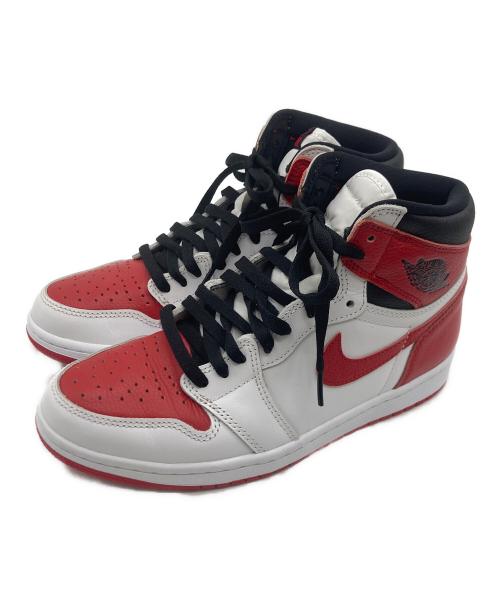 NIKE（ナイキ）NIKE (ナイキ) Air　Jordan 1 High Heritage レッド×ホワイト サイズ:26.5の古着・服飾アイテム