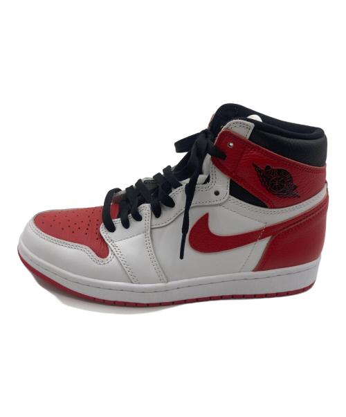 NIKE（ナイキ）NIKE (ナイキ) Air　Jordan 1 High Heritage レッド×ホワイト サイズ:26.5の古着・服飾アイテム