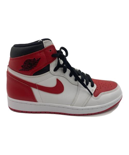 NIKE（ナイキ）NIKE (ナイキ) Air　Jordan 1 High Heritage レッド×ホワイト サイズ:26.5の古着・服飾アイテム
