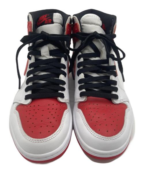 NIKE（ナイキ）NIKE (ナイキ) Air　Jordan 1 High Heritage レッド×ホワイト サイズ:26.5の古着・服飾アイテム