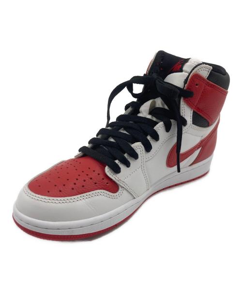 NIKE（ナイキ）NIKE (ナイキ) Air　Jordan 1 High Heritage レッド×ホワイト サイズ:26.5の古着・服飾アイテム