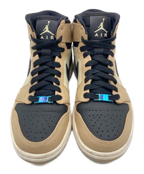 NIKE（ナイキ）NIKE (ナイキ) NIKE AIR JORDAN 1 HIGH ブラック×ベージュ サイズ:US 5.5の古着・服飾アイテム