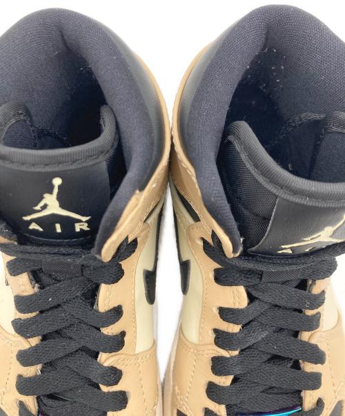 NIKE（ナイキ）NIKE (ナイキ) NIKE AIR JORDAN 1 HIGH ブラック×ベージュ サイズ:US 5.5の古着・服飾アイテム