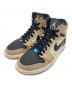 NIKE（ナイキ）の古着「NIKE AIR JORDAN 1 HIGH」｜ブラック×ベージュ