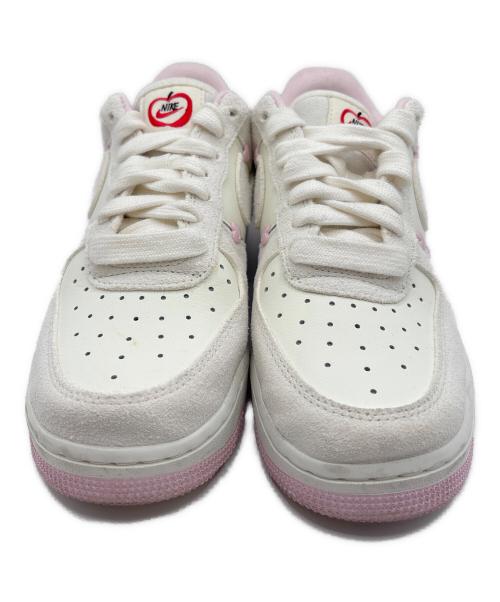 NIKE（ナイキ）NIKE (ナイキ) エア フォース 1 '07 LX アイボリー×ピンク サイズ:24cmの古着・服飾アイテム