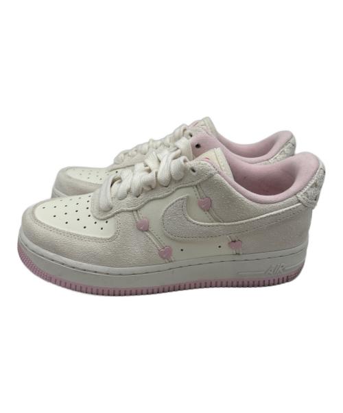 NIKE（ナイキ）NIKE (ナイキ) エア フォース 1 '07 LX アイボリー×ピンク サイズ:24cmの古着・服飾アイテム