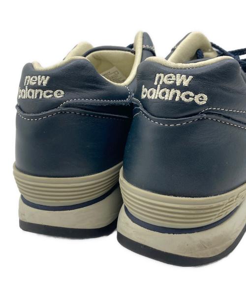NEW BALANCE（ニューバランス）NEW BALANCE (ニューバランス) NEW BALANCE M670NVY レザースニーカー ネイビー サイズ:USA 10 1/2の古着・服飾アイテム