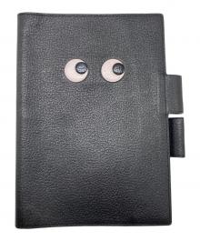 ANYA HINDMARCH（アニヤ・ハインドマーチ）の古着「手帳カバー」｜ブラック